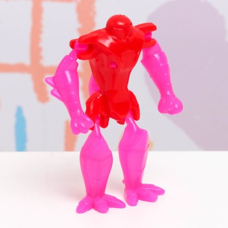 Toy - designer "Robot Crocodile", 10 cm-7