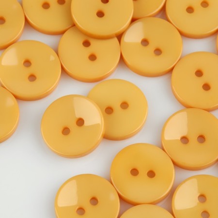 A set of buttons, 2 punctures, d = 16 mm, 24 pcs, mustard color-1