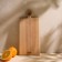 (SL Home) cutting board 350x160x22mm, whole array of birch