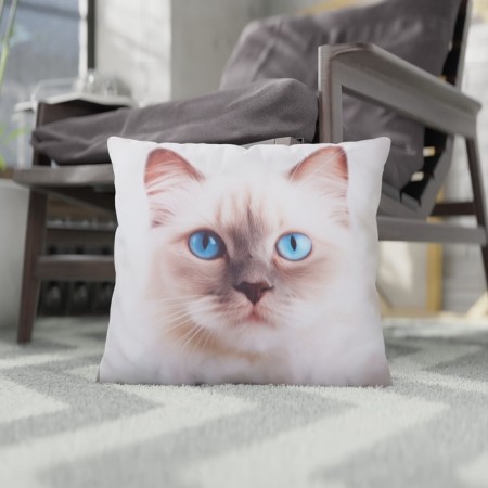Decorative pillow "Blue -eyed"