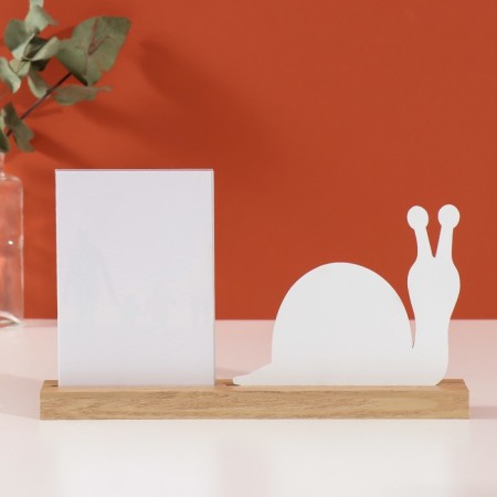 Photo frame wood, acrylic 10x15 cm "Snail" 4x27.3x14 cm-2