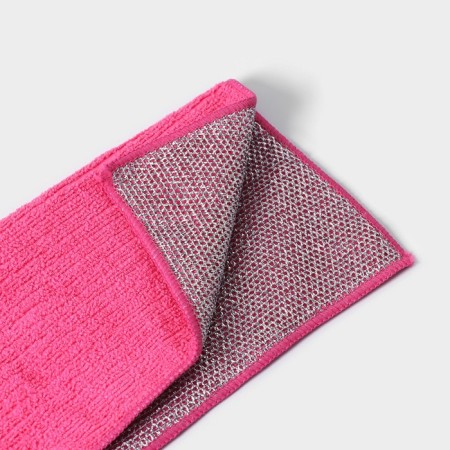 Microfiber napkin of complex contaminants of the share, metal abrasive, color mix-2