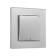 TOT GLOSSY GLASS, 10 A, 1 key, with backlight, hidden, glass, silver