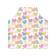 Apron kitchen with a photocrint "Caramel hearts", adjustable, size OS