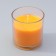 Aromatic giant in a glass "Juicy orange", soy wax, 10x10 cm