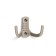 Hook furniture tundra TKD011SS, two -rifle, satin nickel color