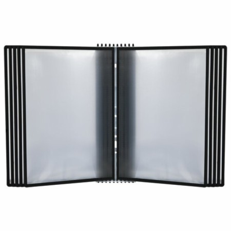 Demosystem wall -mounted on 10 A4 Staff panels, black