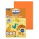 Cardboard two -way A4, tinted in the mass, 10 sheets, 180 g/m2, orange