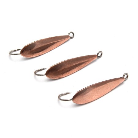 Vertical spin "Yaman" leaflet, size 25 mm, 2.2 g, color copper