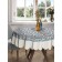 The tablecloth “Circular flowering”, round, Saten, D = 150 cm