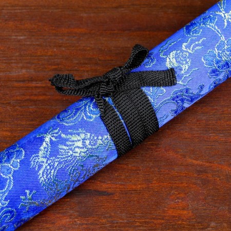 Suv. Product Katana 3V1 on a stand, scabbard fabric, dragons gold on blue 47/70/89cm-5