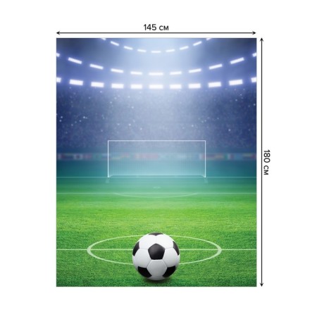 The tablecloth “Important match”, rectangular, Saten, size 145x180 cm-1