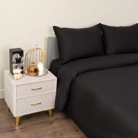 Sofi de Marko “Sandy” bed linen, size 220x240 cm, 200x215 cm, 50x70 cm - 2 pcs, color black-1