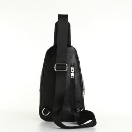 Lightning bag bag, Fidelio Largo, genuine leather, black color-3