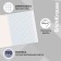 A notebook of 96 sheets in the Erichkrause Duotone Next cage, cover coated cardboard, output block, whiteness 100%, mix