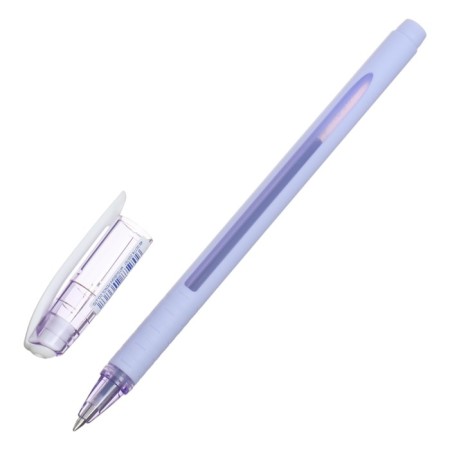 A set of ballpoint pens UNI JetStream SX-101-07FL, 0.7mm, blue rod, lavender case, 3 pieces-3