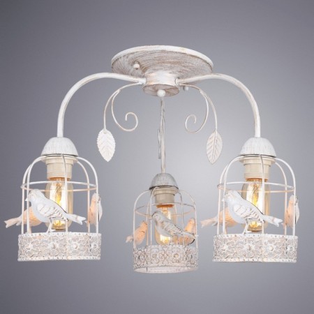 CINCIA chandelier, 3x40W E27, gold-1