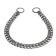 Collar - two -rowing metal nozzle, 55 cm, wire thickness 2.5 mm, black