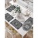 A set of napkins for setting the table "Happiness in the little things", rectangular, size 32x46 cm, 4 pcs