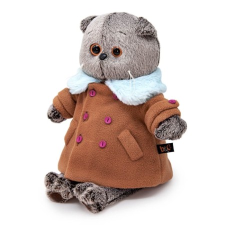 Soft toy "Basik", in a fleece coat, 19 cm-1