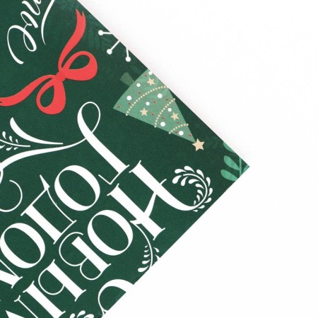 Paper packing glossy double -sided "Nutcracker", 50 x 70 cm, new year-2