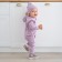 Combineson on the zipper crumb, I am Basic Line, height 62-68 cm, pink