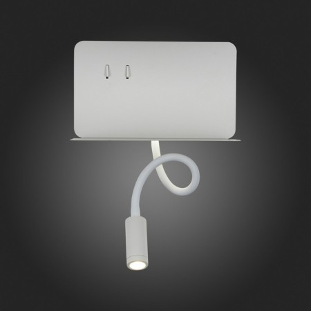 Wall lamp ST LUCE. SL1576.501.02. 2x3 watts, LED, 4000K, 470 LM, 20x15 cm, white color-7