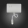 Wall lamp ST LUCE. SL1576.501.02. 2x3 watts, LED, 4000K, 470 LM, 20x15 cm, white color