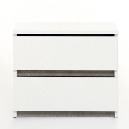Bedside table, 502x426x430, white/concrete-1
