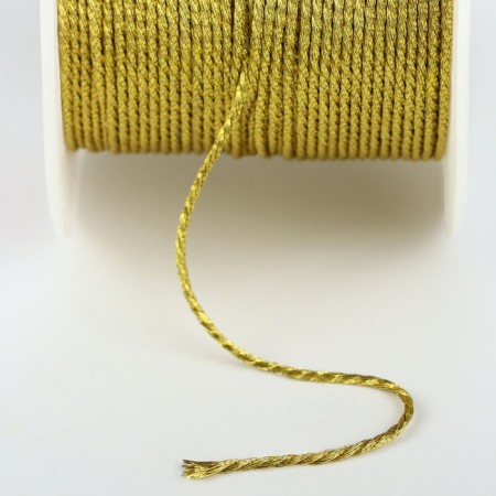Weaving thread, d = 1 mm, 25 ± 1 m, gold color-4