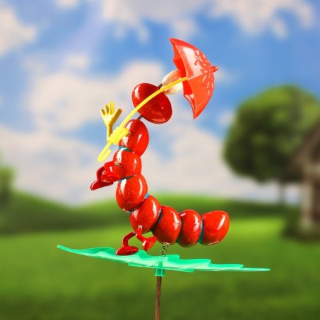Plug "caterpillar with an umbrella", 13x16cm, length 60cm-6