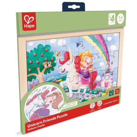 Puzzle "Umnishha: Unicorn and Princess - Together Forever", 24 elements-4
