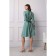 Dress shirt female looklikecat, size 48, green color