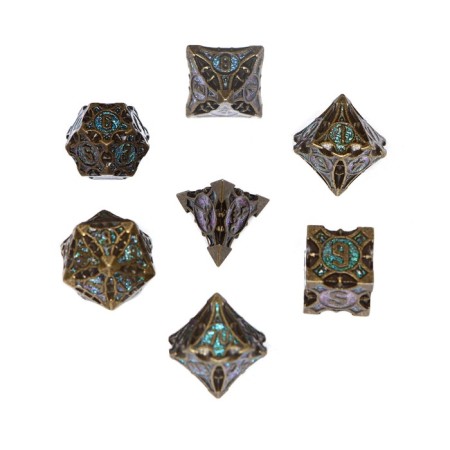 Cubes set for D&D (Dungeons and Dragons, DND) "Game time", Series: D&D, 7 pcs, blue-2