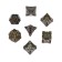 Cubes set for D&D (Dungeons and Dragons, DND) "Game time", Series: D&D, 7 pcs, blue