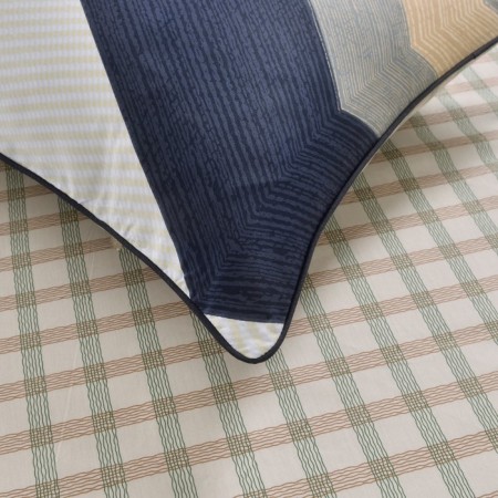 Bedding euro sofi de Marko "Devis", size 230x250 cm, 200x220 cm, 50x70 cm - 2 pcs, 70x70 cm - 2 pcs, color blue-8