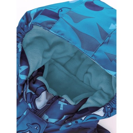 Ski costume for girls, blue color, height 104 cm-14