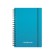 Notebook A6 (120 x 146 mm), 80 sheets in a cage on the crest Erichkrause "Ice Metallic", plastic cover, elastic band, offset unit, white 100%, mix