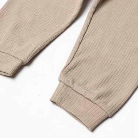 Kit (blouse, trousers) children, beige color, height 92 cm-6