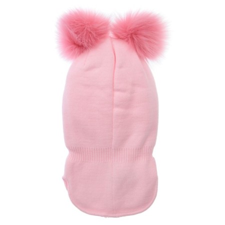 Hat-shack for a girl, size 46, light pink color-4