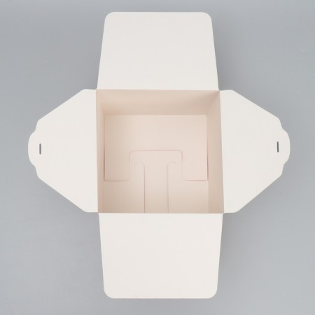 Folding box "Happiness in the New Year", cotton, 18 x 18 x 18 cm, New Year-4
