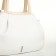Women's bag with lightning, white color