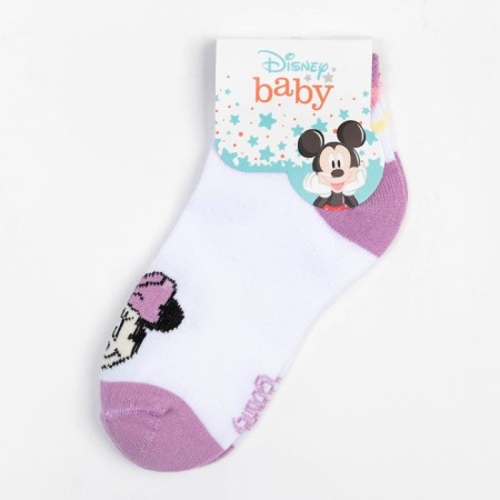 Socks Minnie Mouse, White, 12-14 cm-4