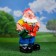 Garden figure "Dwarf with a watering can" medium 26x15x40cm
