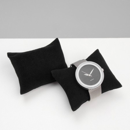 Jewelry pillow, phlock, 8 × 6.5 × 3.5 cm, black color-2