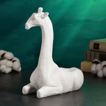 Steel for the little things "Giraffe" 13x11x29cm, white-3