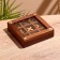 Game desktop "Cross-cuts" 13x13 cm, manpower, brass