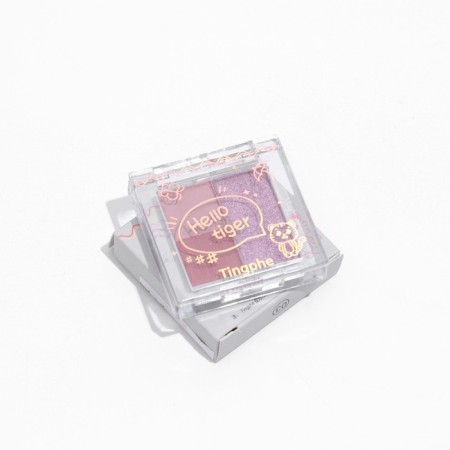 Palette of shadows for the eyelids, 3 colors