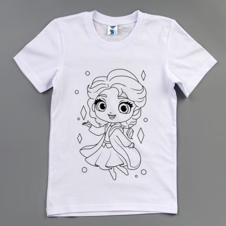 Set for creativity "T -shirt - coloring. Girl Ellie »Size: 122-128 cm-5