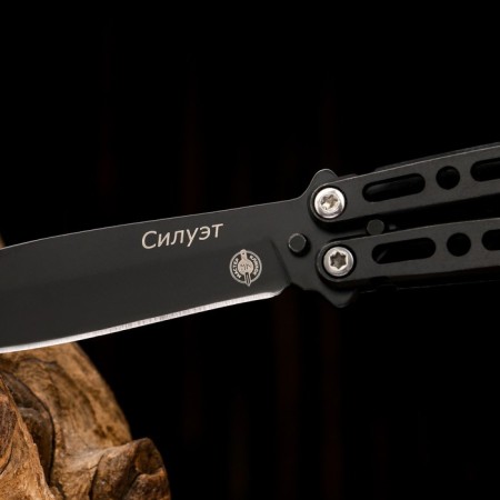 Bow Knife "Silhouette" steel - 420, handle - steel, 20 cm-3